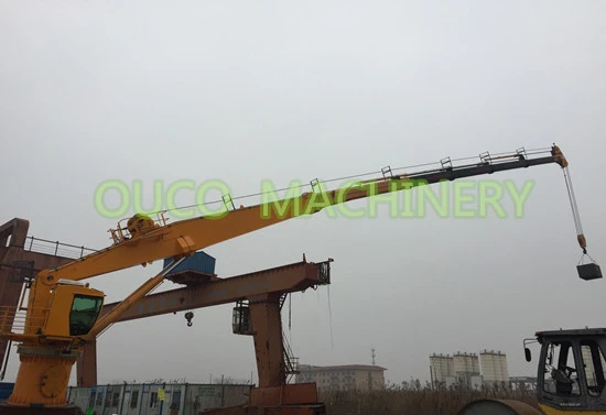 3T40M telescopic long outreach deck marine offshore crane